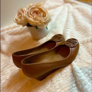 Tory Burch Brown Wedge Heels